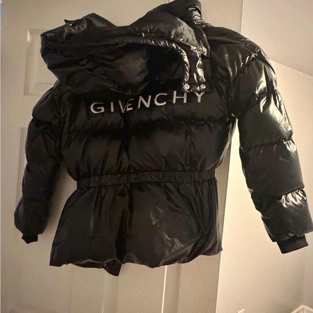 Givenchy Shiny Black Puffer Coat